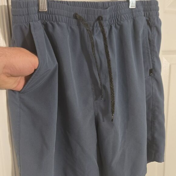 Men's Blue Casual Shorts - Picture 4 of 9